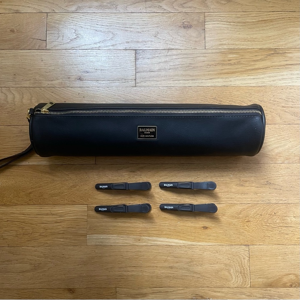 black Balmain Paris Hair Couture 6pc hair tools bundle